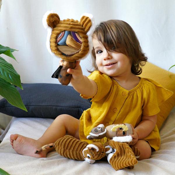 Les Deglingos Discovery Mirror Speculos the Tiger - Orange