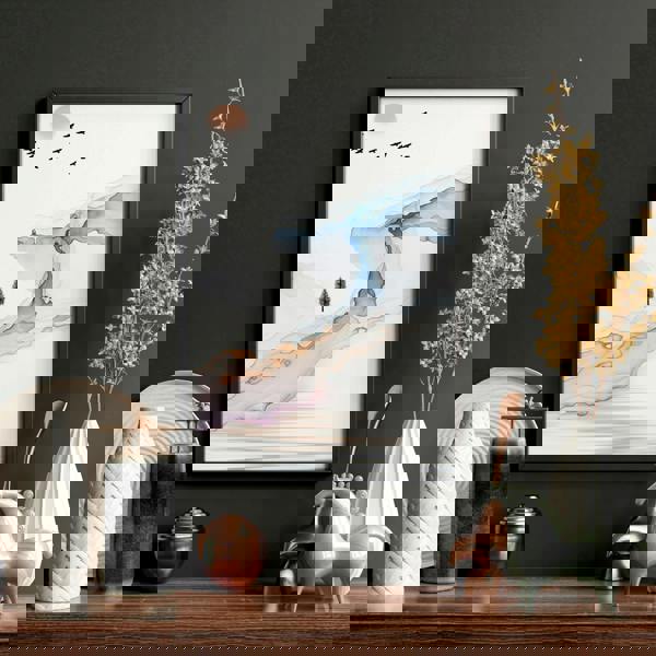 Calm artwork Wall Art prints | set of 3 framed prints