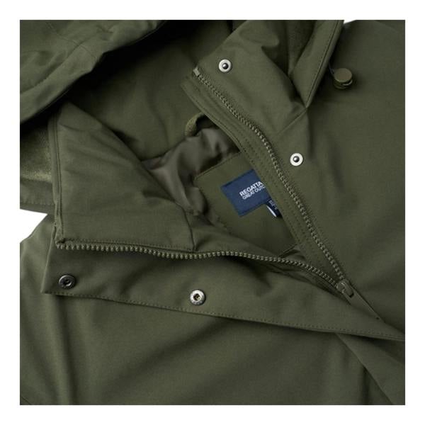 Regatta Womens/Ladies Janna Waterproof Long Length Insulated Jacket - Dark Khaki - 