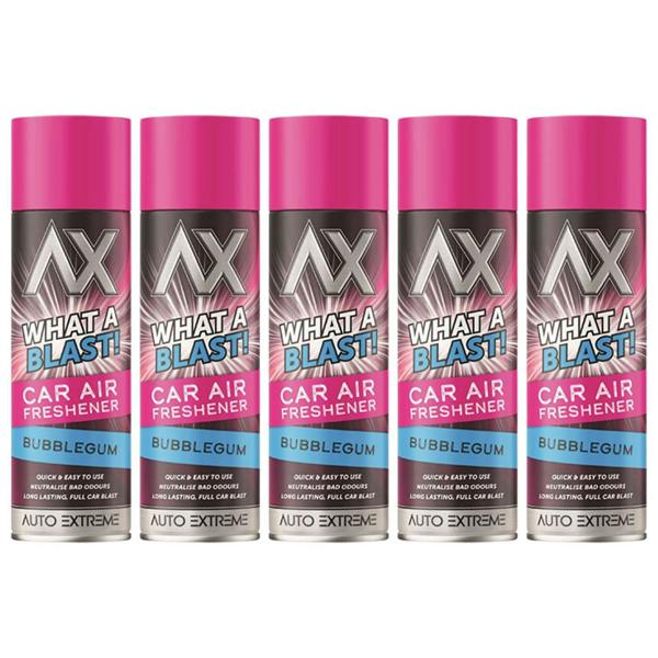 Auto Extreme 5X - What A Blast! Bubblegum Car Air Freshener Spray 500ml
