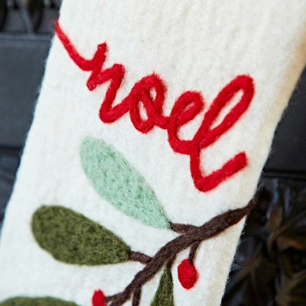 Paper High Personalised Felt Christmas Stocking