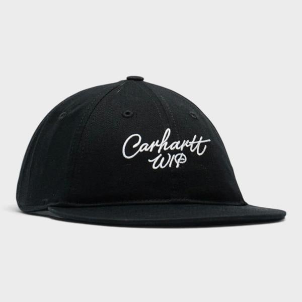Carhartt WIP Logo Signature Cap Black Wax