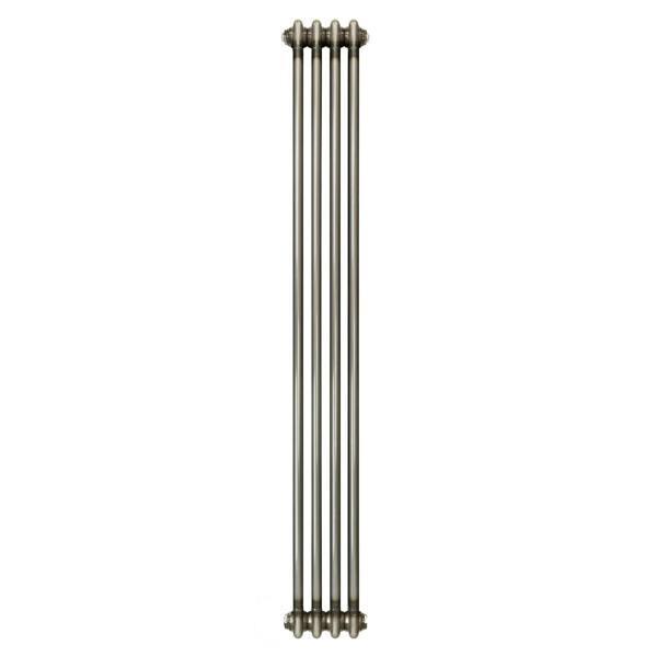 Monstershop Traditional 2 Column Radiator - 1500 x 200mm - Raw Metal