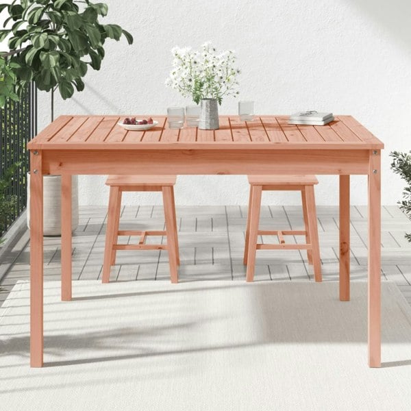 Berkfield Garden Table 121x82.5x76 cm Solid Wood Douglas