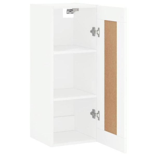 Berkfield Wall Mounted Cabinet White 34.5x34x90 cm Engineered Wood