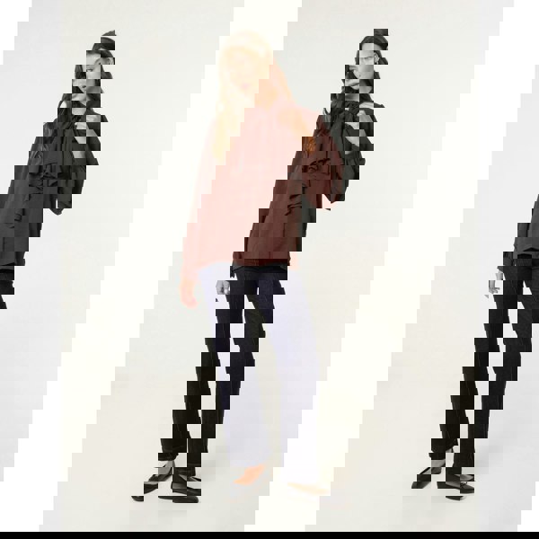 Blue Vanilla Ruffle Pussy Bow Blouse