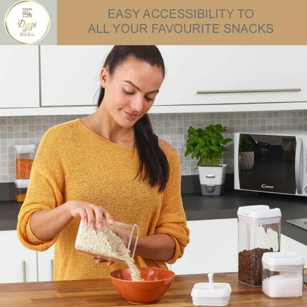 Dyzi Food Storage Containers & Kitchen Storage Containers - BPA-Free Plastic Containers
