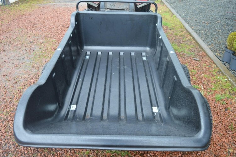 Rock Machinery ATV 4 Wheel Tipping Trailer 1500lb