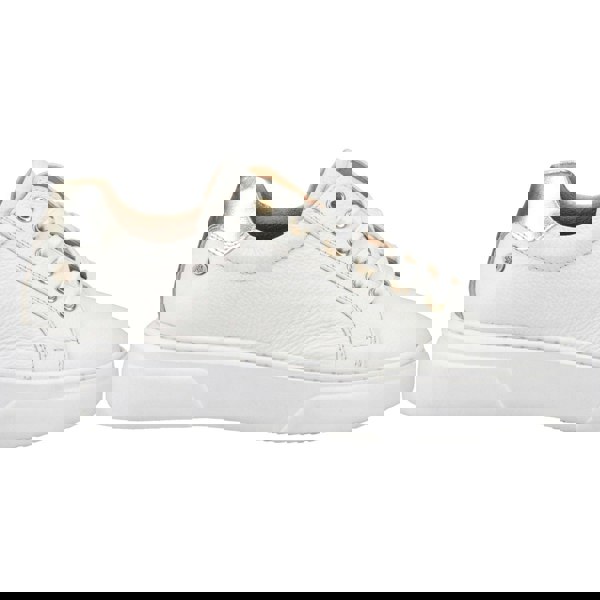 Hush Puppies Kathryn Leather Women's White Trainers