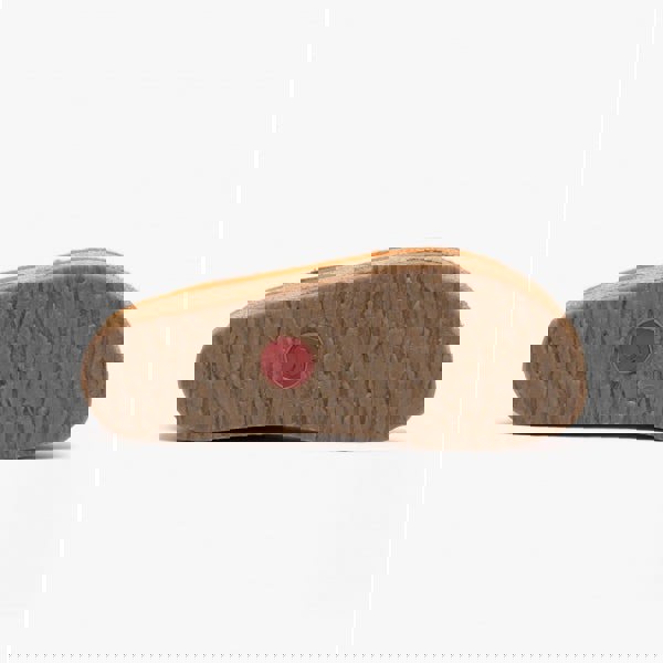 Haflinger KANON Womens Felt Wide Fit Mule Slippers Rust