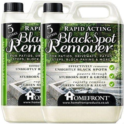 Homefront Black Spot Remover Rapid Acting Patio And Driveway Cleaner - Removes Black Spots Quickly and Easily 10L