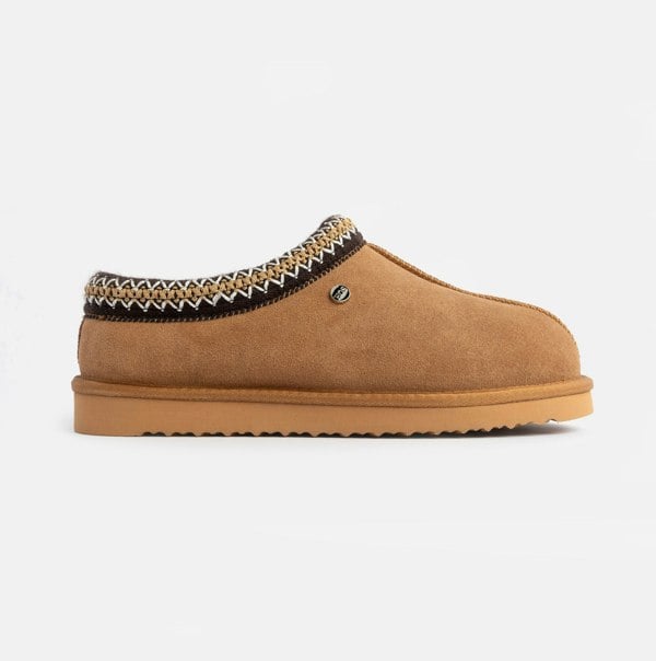 HOS Sheepskin BELLA Womens Full Slippers Chestnut