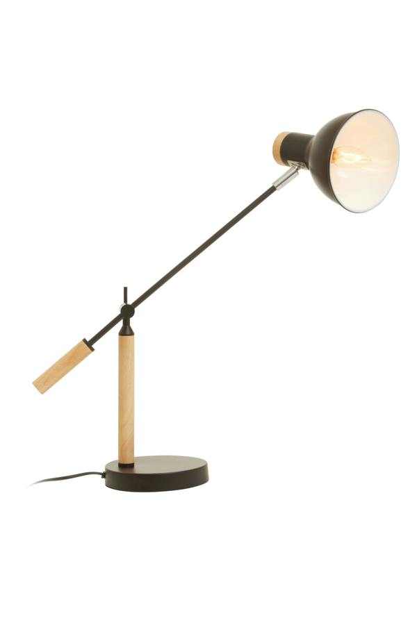 Interiors by Premier Stockholm Matte Black Table Lamp