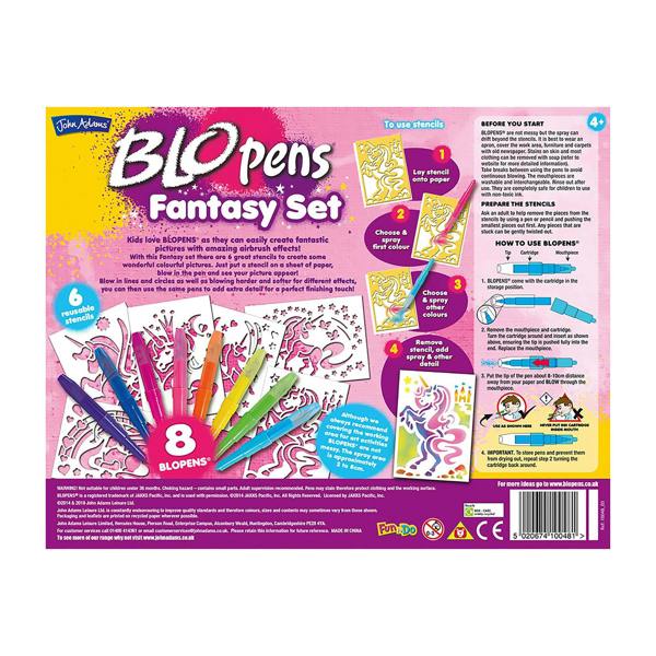 BLOPENS Fantasy Activity Set –  Airbrush Art Kit for Kids