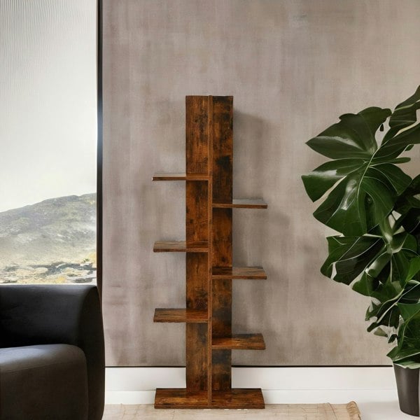 Rafaelo Mobilia Industrial 8 Tier Free-Standing Tree Display Stand