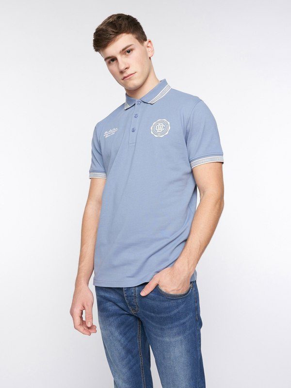 Duck and Cover Keyaan Polo - Blue