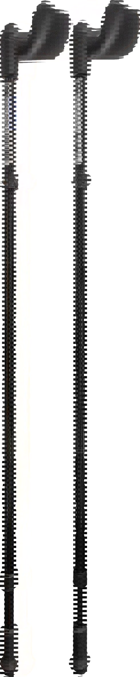 Aidapt Ergonomic Carbon Black Gloss Walking Stick RH