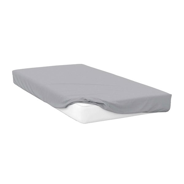 Belledorm Sateen Extra Deep Fitted Sheet - Platinum Grey