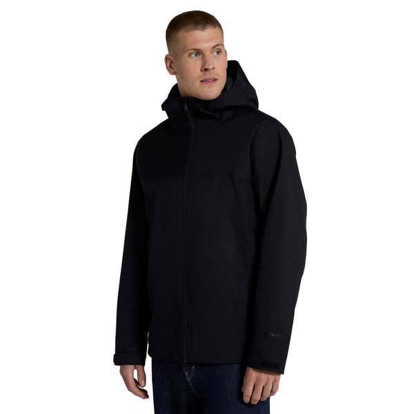 Animal Mens Elements Waterproof Jacket - Jet Black - 