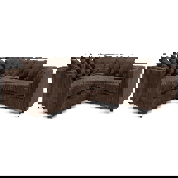 Furnishings For Less Ferguson / Luxor Full Jumbo Cord Corner Sofa