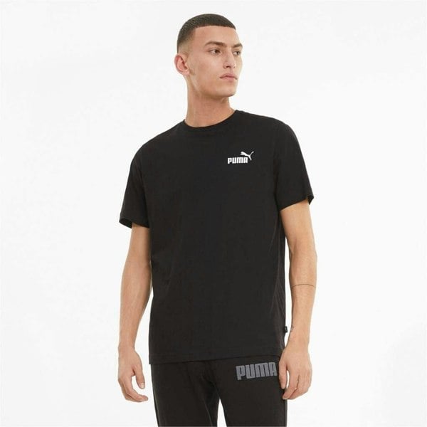 Puma Mens ESS Logo T-Shirt - Black