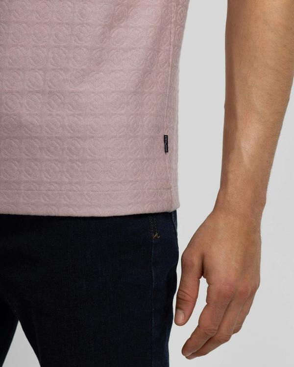 Steel & Jelly Crofton - Tile Jacquard Textured Polo Shirt