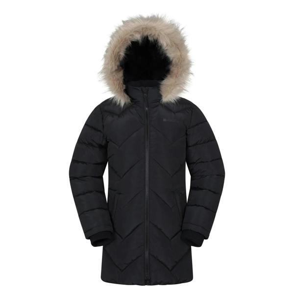 Mountain Warehouse Childrens/Kids Galaxy Water Resistant Padded Jacket - Black - 