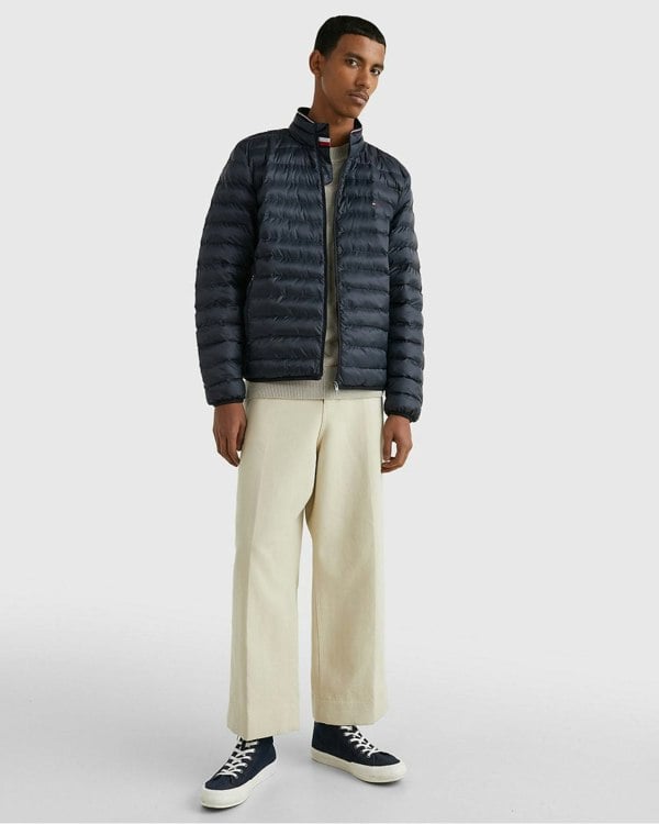 Tommy Hilfiger Core Packable Mens Circular Jacket - Desert Sky