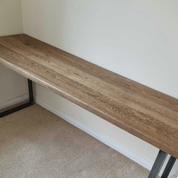 Hemming & Wills Solid Oak Dining Table - Chunky X Frame - Bespoke Collection