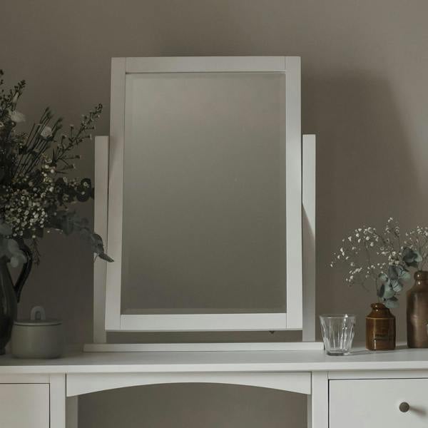 Statement Furniture Edward Hopper Dressing Table Mirror with Wooden Frame