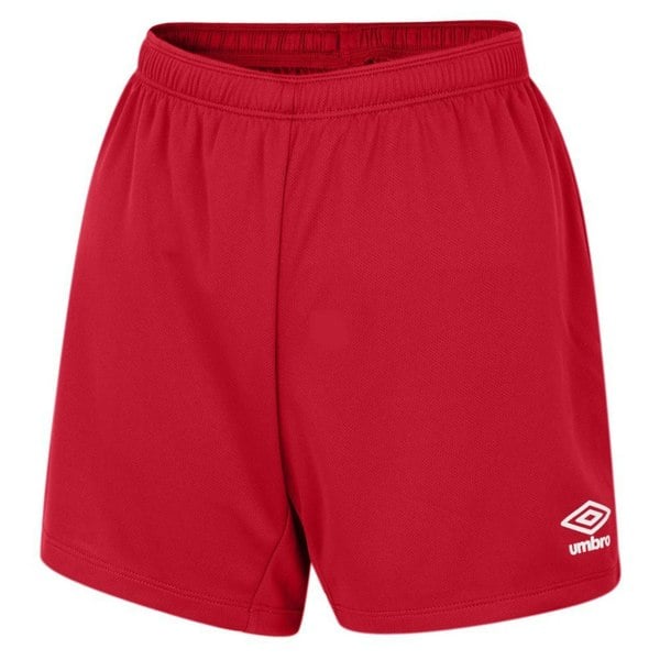 Umbro Womens/Ladies Club Logo Shorts - Vermillion
