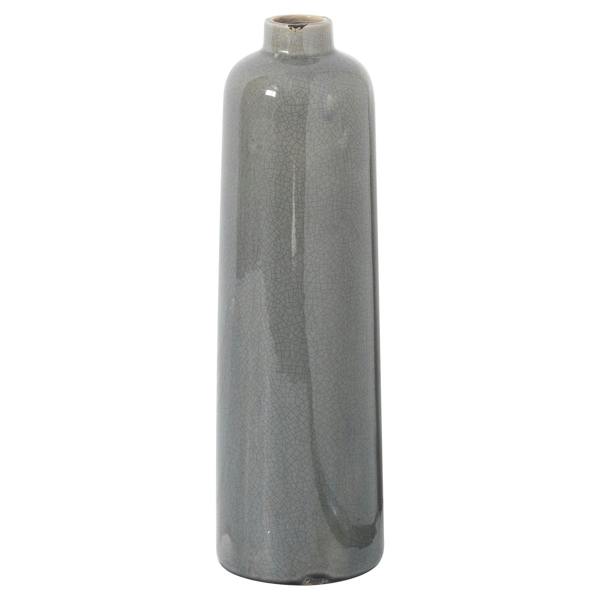 Hill Interiors Garda Raine Glazed Vase - Grey - 