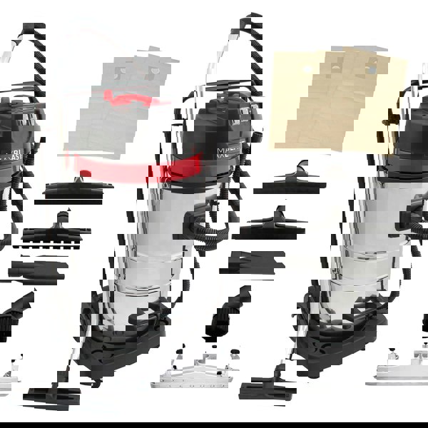 Maxblast 80L Industrial Vacuum, 5 Attachments & 3 Hoover Bags