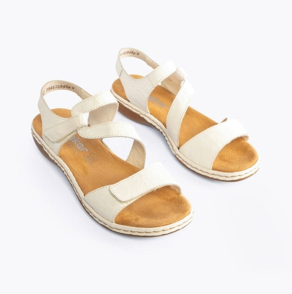 Rieker 659C7-80 Womens Sandals - White