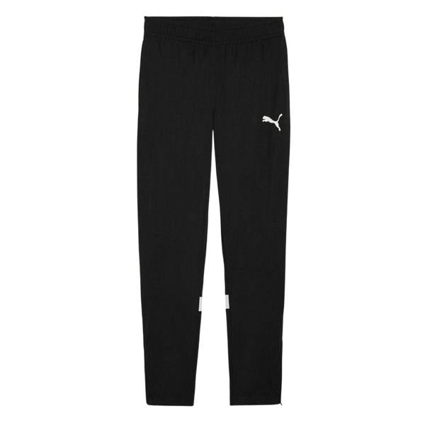 Puma Mens Individual Rise Tracksuit Bottoms - Black/White - 