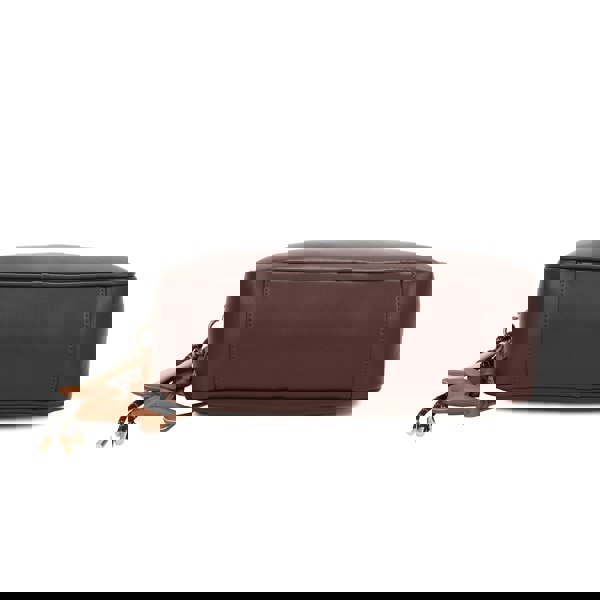 Kitise Structured Box Satchel Handbag Crossbody Purse Dog Charm