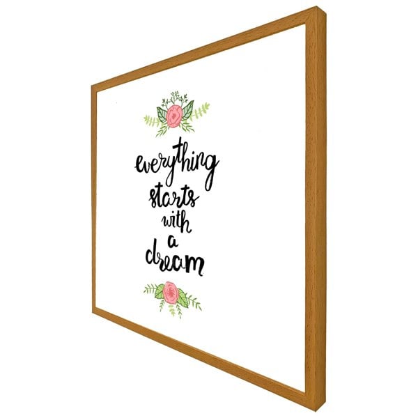 Benjamin Tate Design Everything starts with a dream (picture Frame)