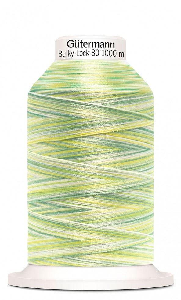 Gutermann Multicolour Bulky Lock 80 Overlocker Thread 1000m Thread Suitable For Dressmaking