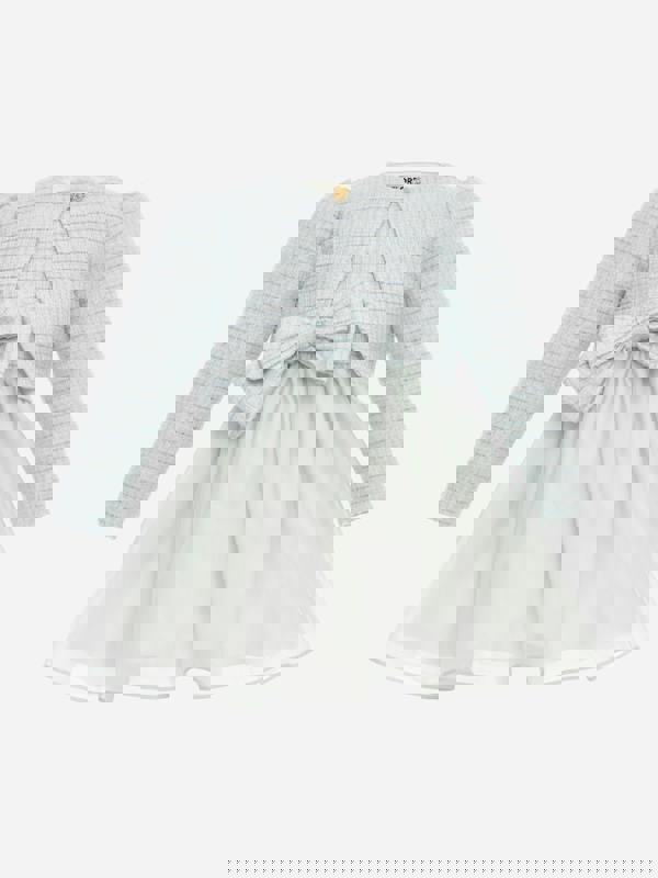 Florel Baby Girls Dress and Jacket Set in Blue