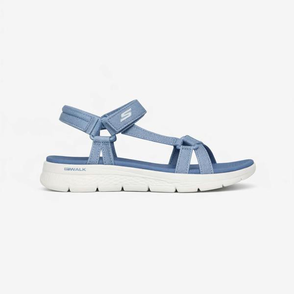 Skechers 141451/BLU Ankle Strap Sandals Sandals   in  Blue