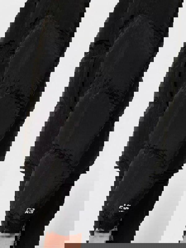 PLACES+FACES Places + Faces High Neck Woven Blend Down Puffer Black - Mens