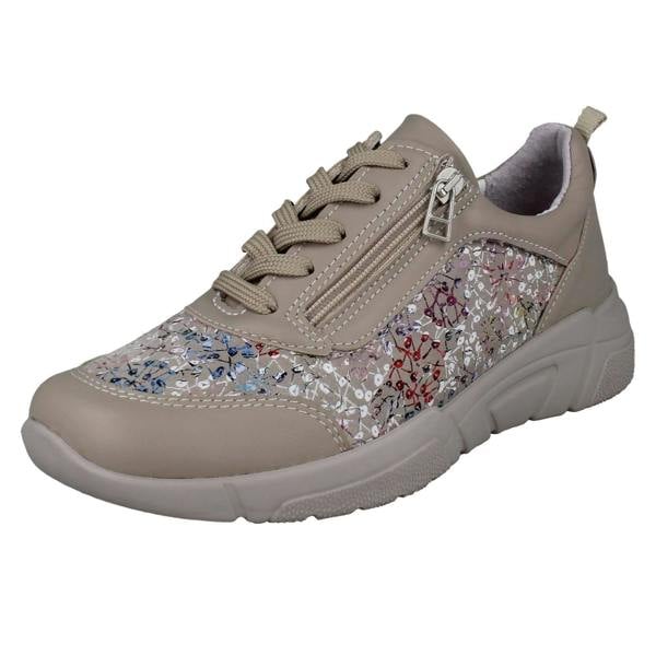 DB Shoes Ladies DB Shoes 2V Fitting Wedge Trainers Grace