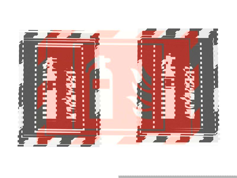 Durable DURAFRAME Adhesive Magnetic Hazard Frame | 2 Pack | A4 Red & White