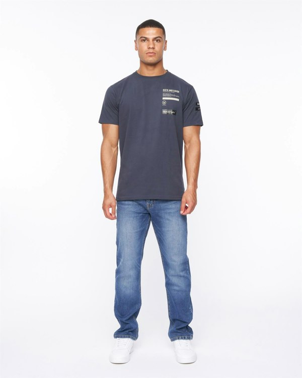 Duck and Cover Jennerkins T-Shirt - Navy