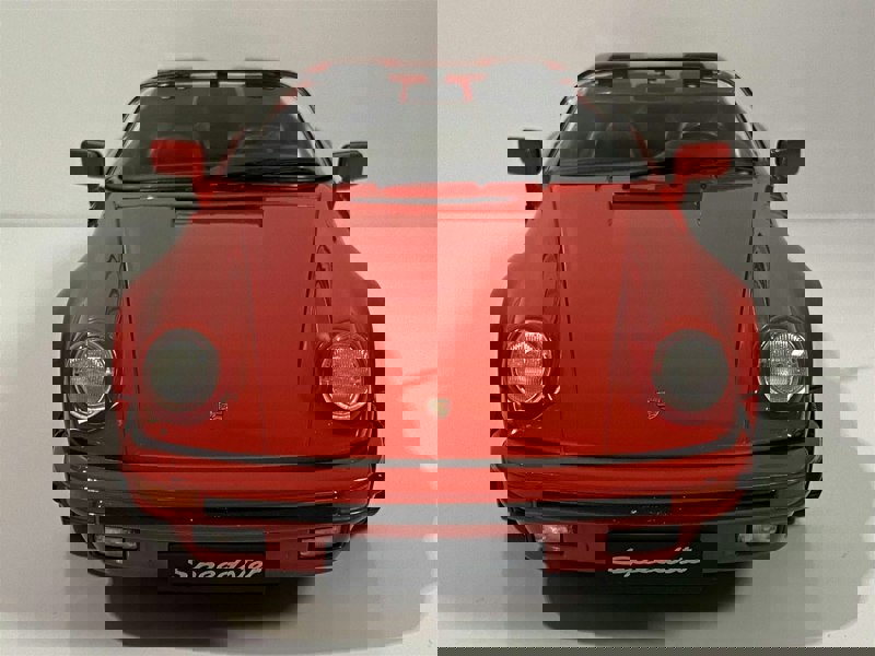1989 porsche 911 targa speedster red 1:18 scale kk scale 180451