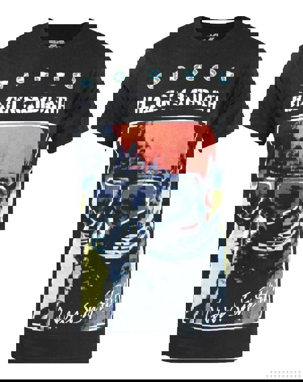 Black Sabbath Mens Black Album Artwork Short Sleeved T-Shirt