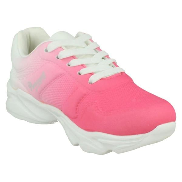Pineapple Girls Pineapple Casual Comfy Lace Up Trainers H2656