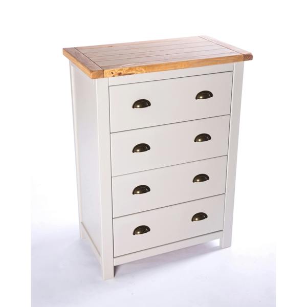 Cabinet Bits Argenta 4 Drawer Chest of Drawers Brass Cup Handle