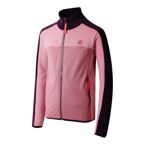 Dare 2B Childrens/Kids Emergent IV Stretch Midlayer - Deep Plum/Lilas