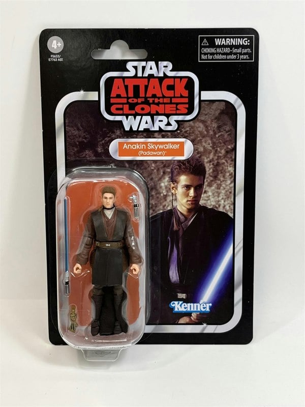 anakin skywalker padawan star wars attack of the cones hasbro kenner f5633